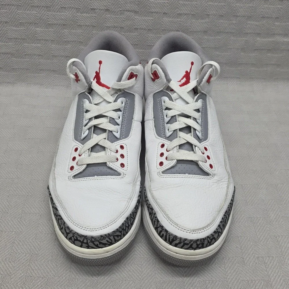Nike Air Jordan 3 Retro Fire Red Mens Size 11.5 DN3707-160